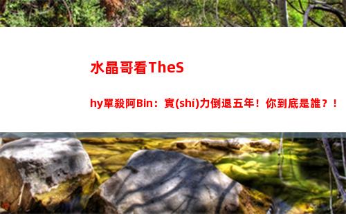 水晶哥看TheShy單殺阿Bin：實(shí)力倒退五年！你到底是誰？！