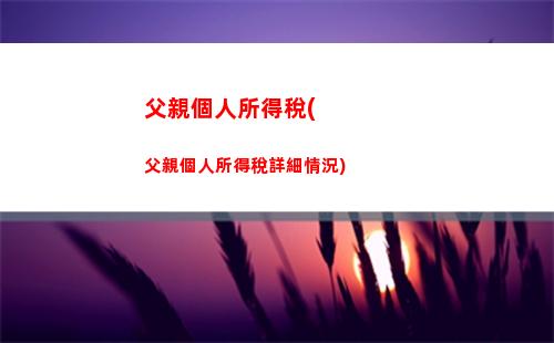 “小百姓也能享大稅改，金稅三期與個稅新政一鍵了解”