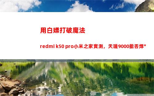 用白嫖沖破邪術 redmi k50 pro小米之家實地測量，天璣9000是否焊**車門
