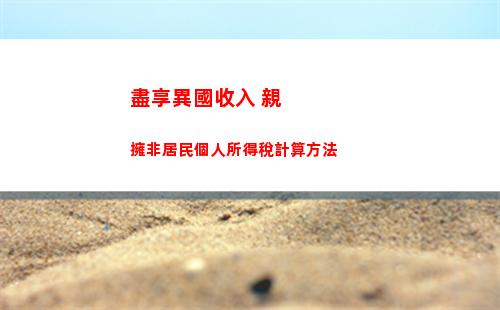 掌握國家個稅政策，輕松計算個人所得稅 (32字)