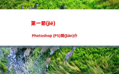 第一節(jié) Photoshop (PS)簡(jiǎn)介