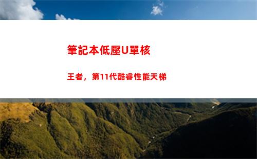 筆記本低壓U單核王者，第11代酷睿性能天梯(筆記本單核性能)