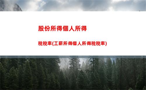 廣東省個人所得稅(廣東省個人所得稅起征點)