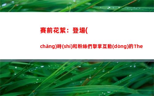 賽前花絮：登場(chǎng)時(shí)和粉絲們擊掌互動(dòng)的TheShy