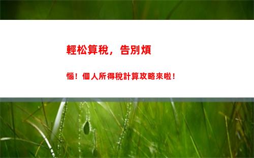 個人所得稅的減免(個人所得稅的減免依據是什么)
