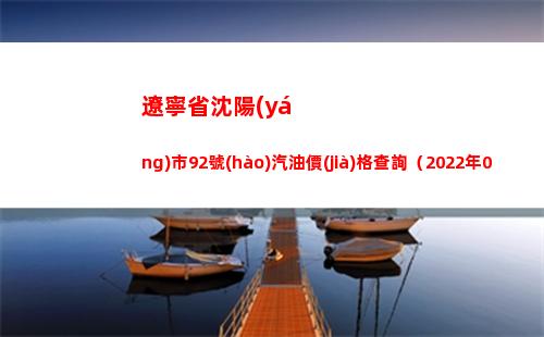 遼寧省沈陽(yáng)市92號(hào)汽油價(jià)格查詢（2022年04月02日）