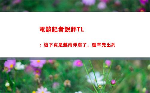 電競記者銳評TL：這下真是越南俘虜了，還率先出列