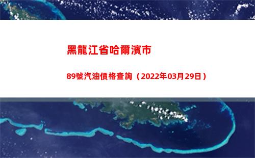 黑龍江省哈爾濱市89號汽油價格查詢（2022年03月29日）