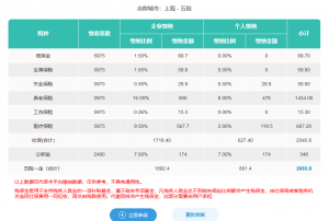 上海社保公積金計算(上海社保公積金計算器2021.7)