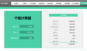 個稅精靈計算器(個稅精靈計算器2021反算)