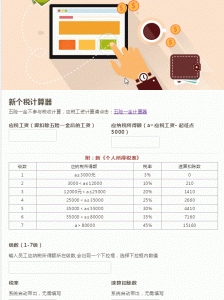 個稅工資計算器(個稅工資計算器2022)