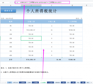 個人所得稅excel(個人所得稅excel計算公式)