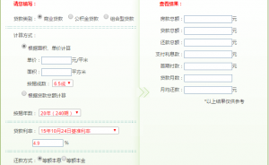 銀行房貸計算器(工商銀行房貸計算器)