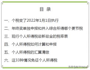 個稅稅率(全年一次性獎金)