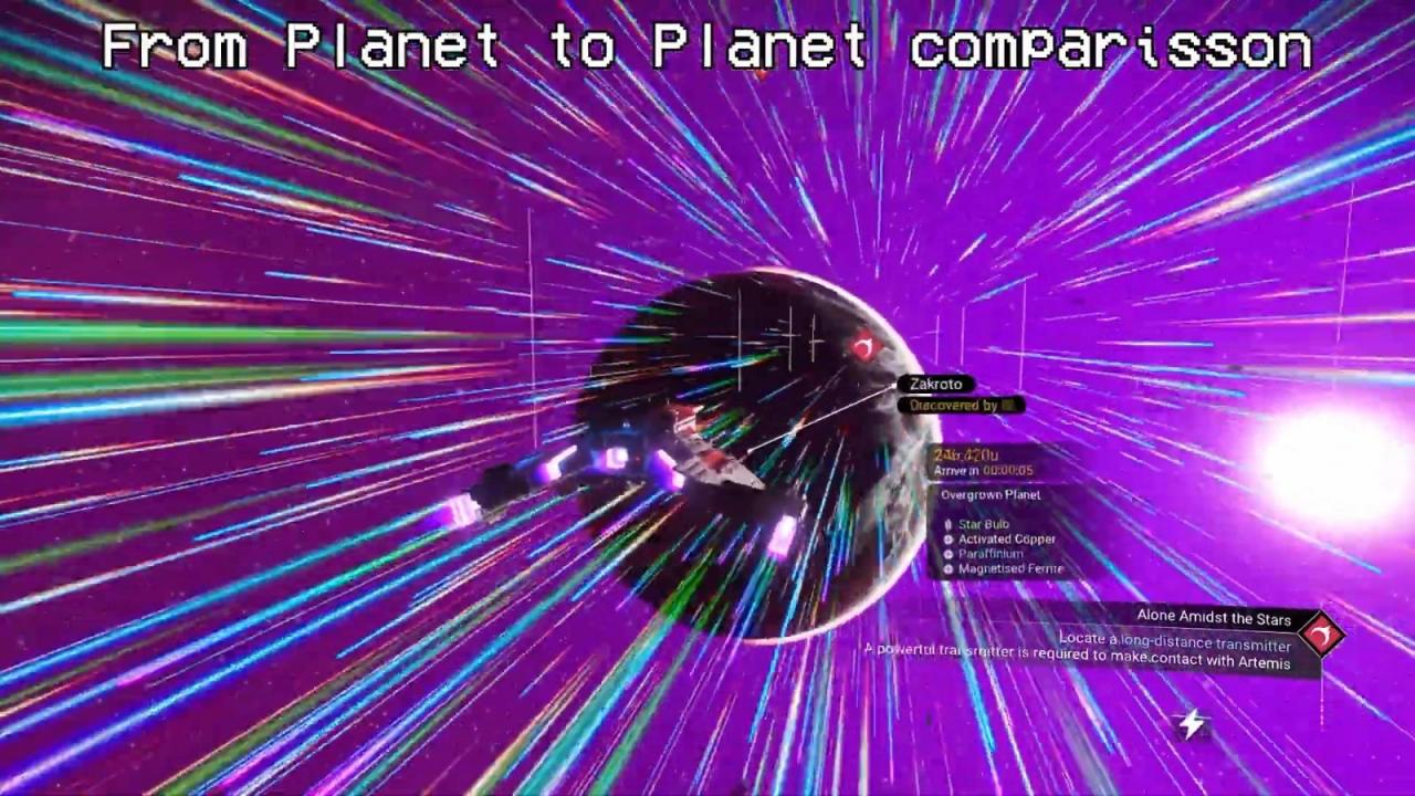 《星空》與《無人深空》對比視頻 星球間飛行差別大