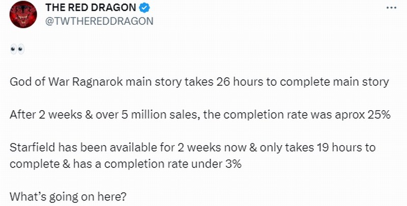 《星空》Xbox版玩家僅3%通關：支線任務才是重要的