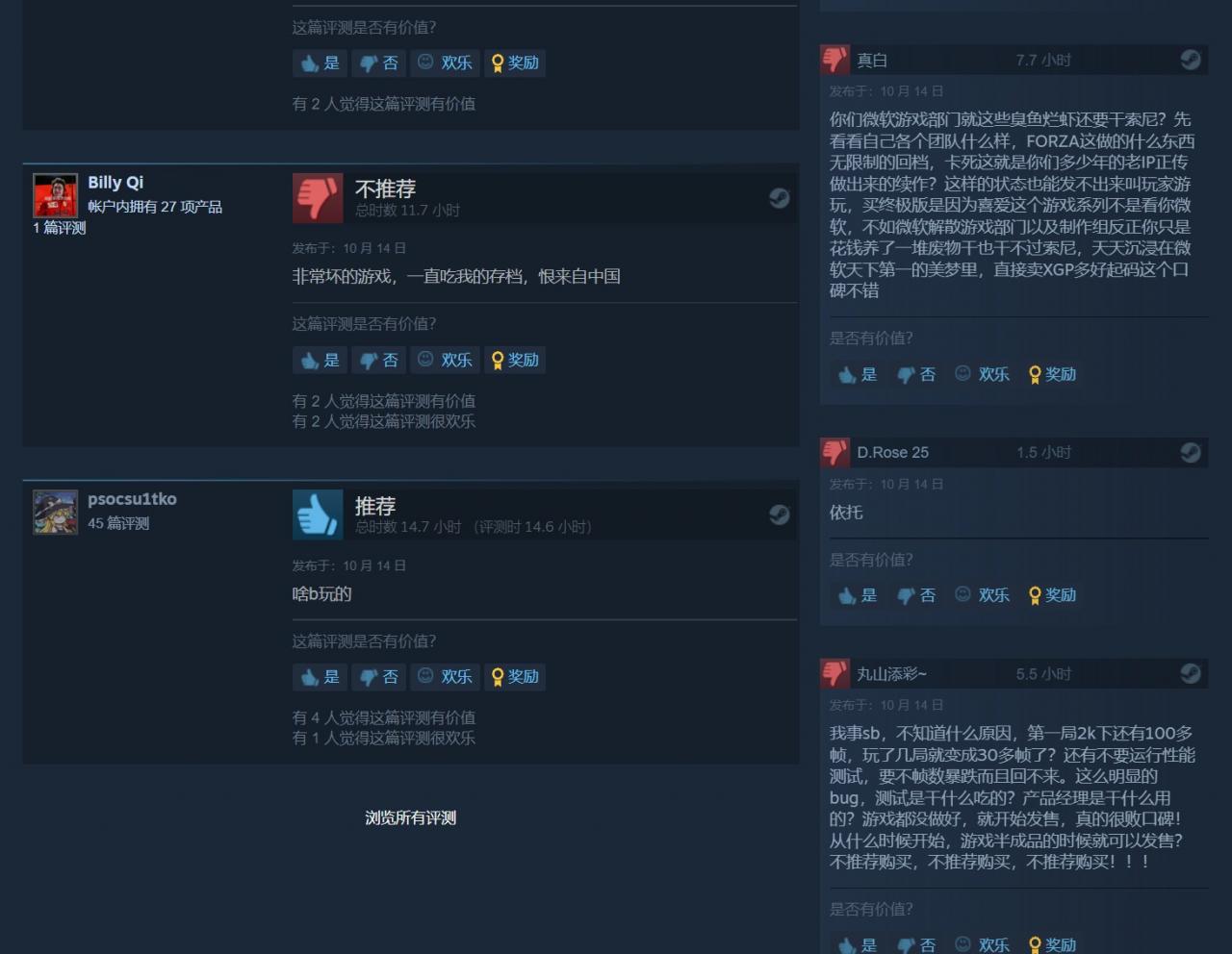 這就是微軟第一方游戲？《極限競速：Motorsport》Steam在線峰值4700