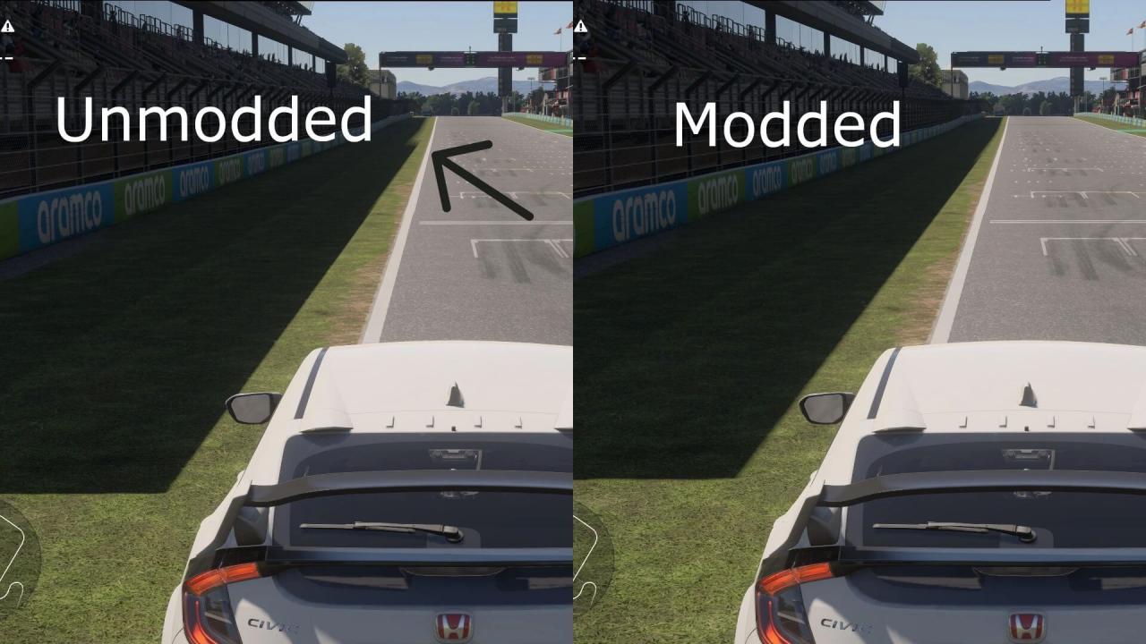 《極限競速：Motorsport》MOD優化遠距離陰影視覺效果