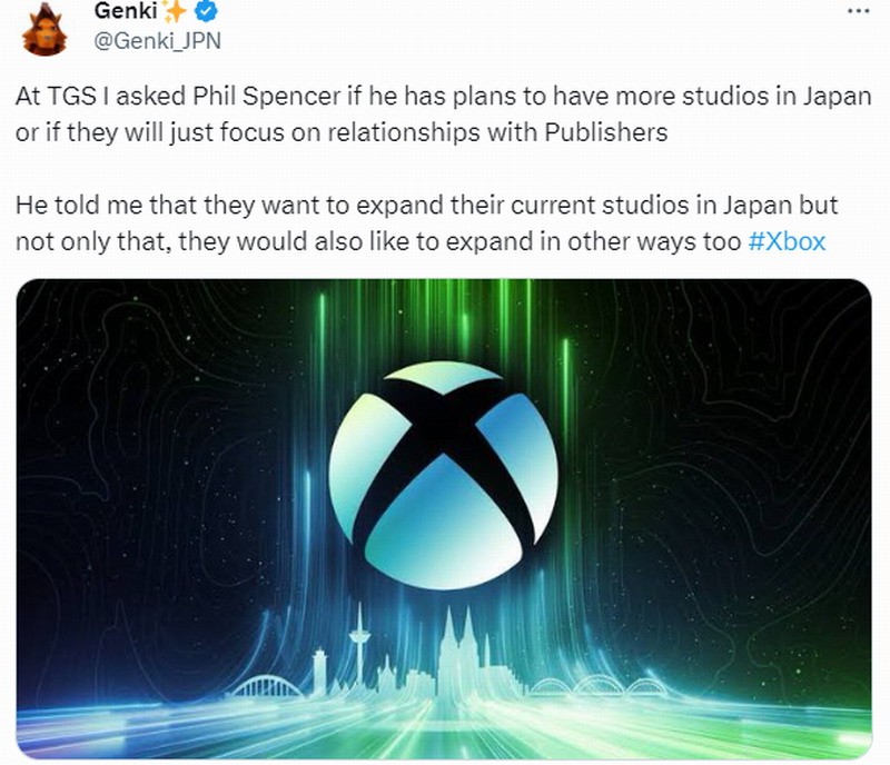 Xbox希望擴大日本工作室 暗示將在日本進行大規模收購