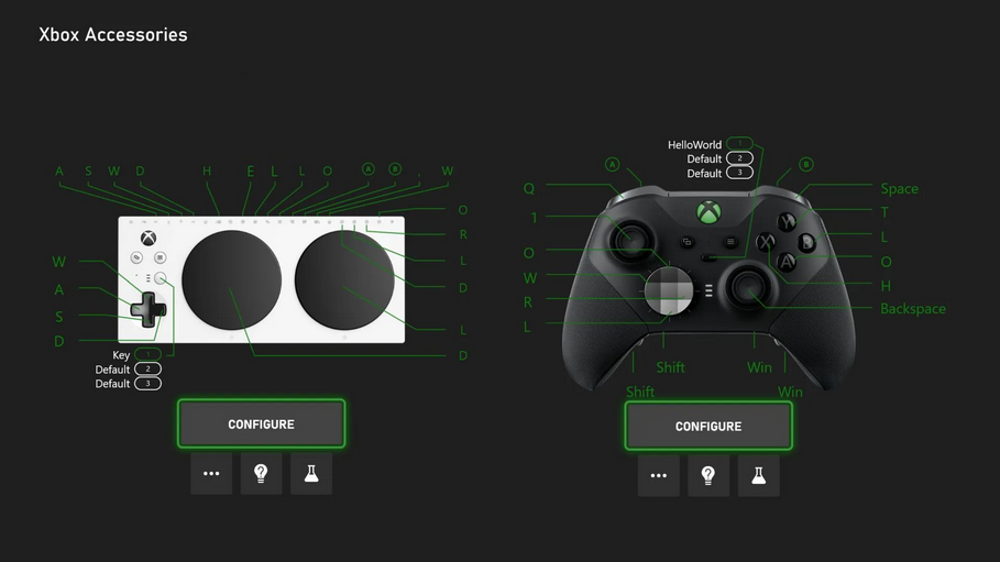 Xbox系統10月更新：為手柄增加鍵盤按鍵映射