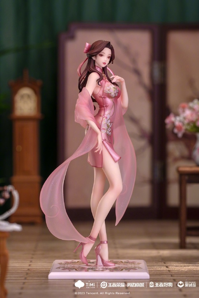 《王者榮耀》“四大美女”旗袍手辦開售 3D打印超逼真