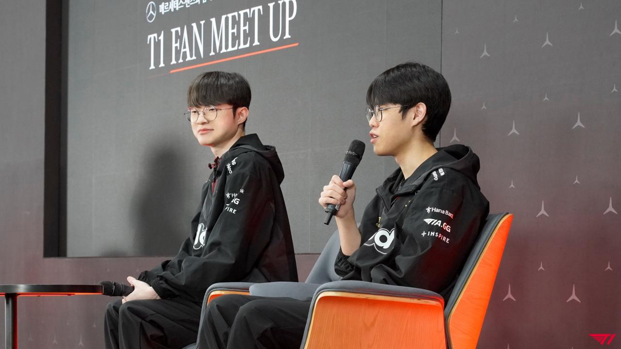 T1分享冠軍中野活動返圖：開奔馳的Faker