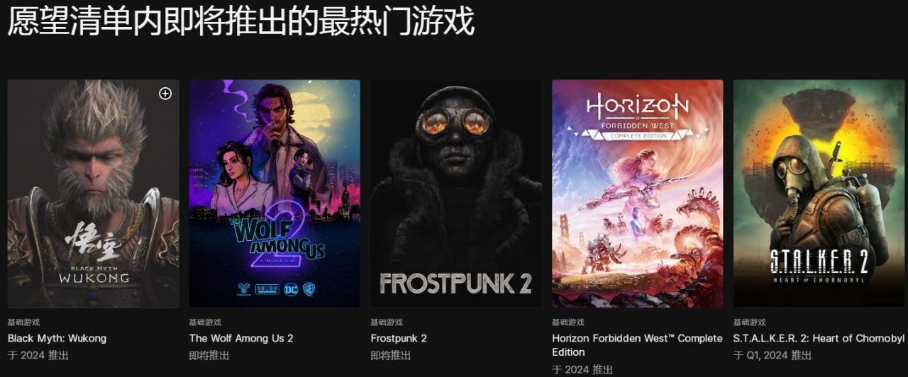 備受期待！《黑神話：悟空》位居Epic愿望單排行榜首位插圖1