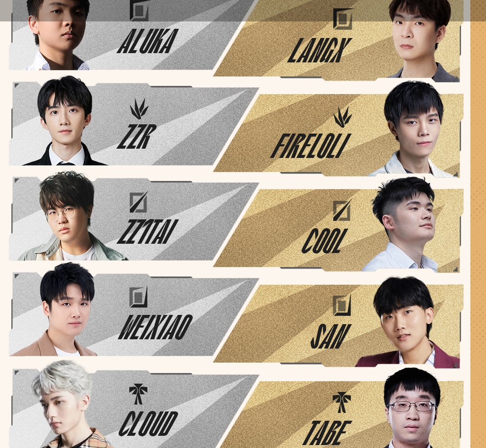 LPL全明星周末傳奇賽：姿態微笑隊vs狼行無狀態San Tabe